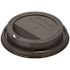 SOLO Traveler Cappuccino Style Dome Lid with Sip Hole, Black (1000 per Case)
