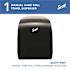 DISPENSER MOD MANUAL BLACK FOR HARD WOUND TOWELS