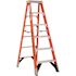 Werner 6 ft. Fiberglass Step Ladder with 375 lbs. Load Capacity Type IAA Duty Rating