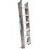 Werner 16 ft. Aluminum 3 Section Compact Extension Ladder with 225 lbs. Load Capacity Type II Duty Rating