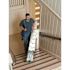 Werner 24 ft. Aluminum 3 Section Compact Extension Ladder with 225 lbs. Load Capacity Type II Duty Rating