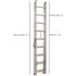 Werner 24 ft. Aluminum 3 Section Compact Extension Ladder with 225 lbs. Load Capacity Type II Duty Rating