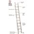 Werner 28 ft. Aluminum Extension Ladder (27 ft. Reach Height) with 250 lb. Load Capacity Type I Duty Rating