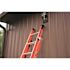 Werner 16 ft. Fiberglass Extension Ladder (15 ft. Reach Height) with 300 lb. Load Capacity Type IA Duty Rating