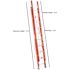 Werner 20 ft. Fiberglass Extension Ladder (19 ft. Reach Height) with 300 lb. Load Capacity Type IA Duty Rating