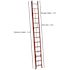 Werner 28 ft. Fiberglass Extension Ladder (27 ft. Reach Height) with 300 lb. Load Capacity Type IA Duty Rating