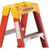 Werner 6 ft. Fiberglass Twin Step Ladder with 300 lbs. Load Capacity Type IA Duty Rating