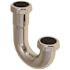 Premier 1-1/4 in. Brass 45-Degree J-Bend, 20-Gauge in Chrome