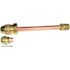 MEC Pigtail - Short Nipple POL x 1/4 in. MNPT, 1/4 in. Tubing, 7/8 in. Nut x 12 in. L