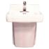 TRUEBRO Lav Shield Made of UV Protected Vinyl White Fits ADA Conforming Wall Hung Lavatories