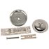 Watco NuFit Lift and Turn Bathtub Stopper with One Hole Overflow and Silicone Kit in Chrome Plated