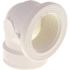 IPS Corporation 1-1/2 in. 90-Degree Bend IPS PVC Coarse Thread Bathtub Drain Shoe