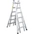 Werner 26 ft. Reach Aluminum Adjustable Multi Position Ladder with 300 lbs. Load Capacity Type IA Duty Rating