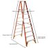 Werner 8 ft. Fiberglass Platform Ladder (14 ft. Reach Height) with 300 lb. Load Capacity Type IA Duty Rating
