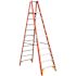 Werner 10 ft. Fiberglass Platform Ladder (16 ft. Reach Height) with 300 lb. Load Capacity Type IA Duty Rating