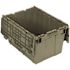 QUANTUM STORAGE SYSTEMS 12.5 Gal. Attached Top Container in Gray