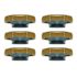 Fluidmaster No. 1 Toilet Bowl Wax Ring Gasket with Plastic Flange Sleeve (6-Pack)