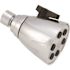 ProPlus 1-Spray 2.5 in. Single Wall Mount Fixed Shower Head in Chrome