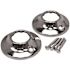 ProPlus 2.4 in. Steel Shower Rod Flange in Chrome (2-Pack)
