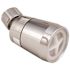 Premier 1-Spray 1.5 in. Single Wall Mount Fixed Shower Head in Chrome