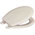 Premier Molded Wood Elongated Closed Front Toilet Seat in White