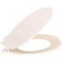 ProPlus Economy Plastic Round Closed Front Toilet Seat in White