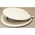 ProPlus Closed-Front Toilet Seat With Cover Round Wood White