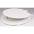 ProPlus Closed-Front Toilet Seat With Cover Round Wood White