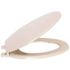 ProPlus Closed Front Elongated Toilet Seat With Cover Wood Bone