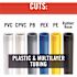RIDGID PC-1375ML 1/8" to 1-3/8" PVC and PEX Cutter w/ Multi-Layer Adapter