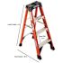 Werner 4 ft. Fiberglass Step Ladder (8 ft. Reach Height) with 300 lb. Load Capacity Type IA Duty Rating