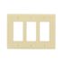 Leviton 3-Gang Ivory Decora/Rocker Nylon Midway/Midsize Wall Plate (1-Pack) PJ263-I