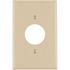 Leviton 1-Gang Midway Single Hole Wall Plate, Ivory