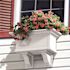 Mayne Yorkshire 24 in. x 12 in. Self Watering White Vinyl Window Box