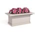 Mayne Yorkshire 24 in. x 12 in. Self Watering White Vinyl Window Box