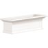 Mayne Yorkshire 36 in. x 12 in. Self Watering White Vinyl Window Box