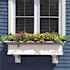 Mayne Yorkshire 48 in. x 12 in. Self Watering White Vinyl Window Box