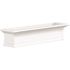 Mayne Yorkshire 48 in. x 12 in. Self Watering White Vinyl Window Box