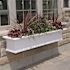 Mayne Yorkshire 60 in. x 12 in. Self Watering White Vinyl Window Box