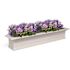 Mayne Yorkshire 60 in. x 12 in. Self Watering White Vinyl Window Box