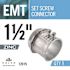 Halex 1-1/2 in. Electrical Metallic Tube (EMT) Set-Screw Connector