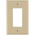 Leviton 1-Gang Ivory Decora/Rocker Nylon Midway/Midsize Wall Plate (10-Pack) PJ26-IM