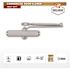 Size 1-5 Heavy Duty Commercial Door Closer - 3 Mounting Styles - ANSI Grade 1, UL 3-Hour Fire, ADA - Aluminum Finish