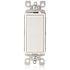 Leviton Decora 15 Amp Single Pole Rocker AC Quiet Light Switch, White (10-Pack)