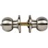 DANCO Entrance Keyed Door Knob Lock Set for Mobile Homes in Brushed Nickel