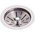 Elkay 3-1/2 in. Strainer Basket, Tailpiece Kitchen Drain Type 304 Stainless Body
