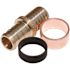 SharkBite 3/8 in. Brass PEX Barb Polybutylene Coupling