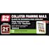 Grip-Rite 2-3/8 in. x 0.113 in. 21Â° Plastic Collated Exterior Galvanized Ring Shank Round Head Framing Nails 1000 per Box