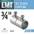 Halex 3/4 in. Standard Fitting Electric Metallic Tube (EMT) Set-Screw Coupling (5-Pack)