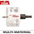 Milwaukee 3 in. Hole Dozer Bi-Metal Hole Saw with 3/8 in. Arbor & Pilot Bit